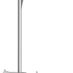 AXOR One Colonne de douche 280 1jet EcoSmart avec mitigeur thermostatique