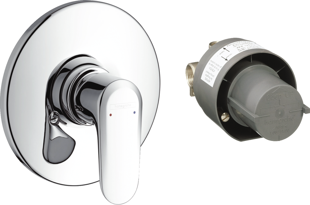 Ecos Set de finition mitigeur douche encastré + corps encastré