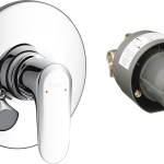 Ecos Set de finition mitigeur douche encastré + corps encastré