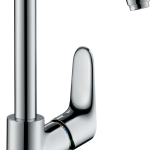 Focus Mitigeur de lavabo 240 bec haut sans tirette ni vidage