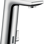 Metris S Mitigeur de lavabo électronique avec manette de réglage de température sur batterie