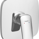 Logis Set de finition pour mitigeur douche haut débit encastré