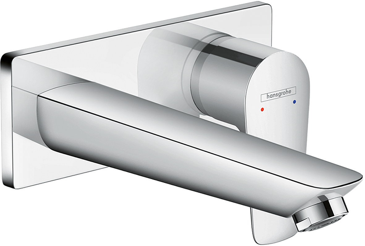 154__hpa01652_tif.png Talis E Mitigeur de lavabo encastré mural, bec 165mm, bonde à écoulement libre – Image 1