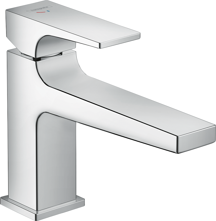 154__hpa02001_tif.png Metropol Mitigeur de lavabo 100 CoolStart poignée manette bec long, bonde Push-Open – Image 1