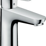 Logis E Mitigeur de lavabo 100 CoolStart, avec tirette et vidage synthétique