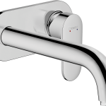 Vernis Blend Mitigeur de lavabo encastré mural, bec 207 mm