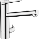 Zesis M33 Mitigeur de cuisine 200 avec robinet d'arrêt intégré, CoolStart, 1jet