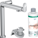 Aqittura M91 Mitigeur de cuisine 240 FilterSystem, 1 jet avec kit de démarrage