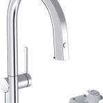 Aqittura M91 Mitigeur de cuisine 210 FilterSystem, avec douchette extractible 1 jet, sBox