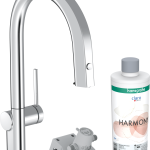 Aqittura M91 Mitigeur de cuisine FilterSystem 210, douchette extractible 1 jet, sBox, kit de démarrage