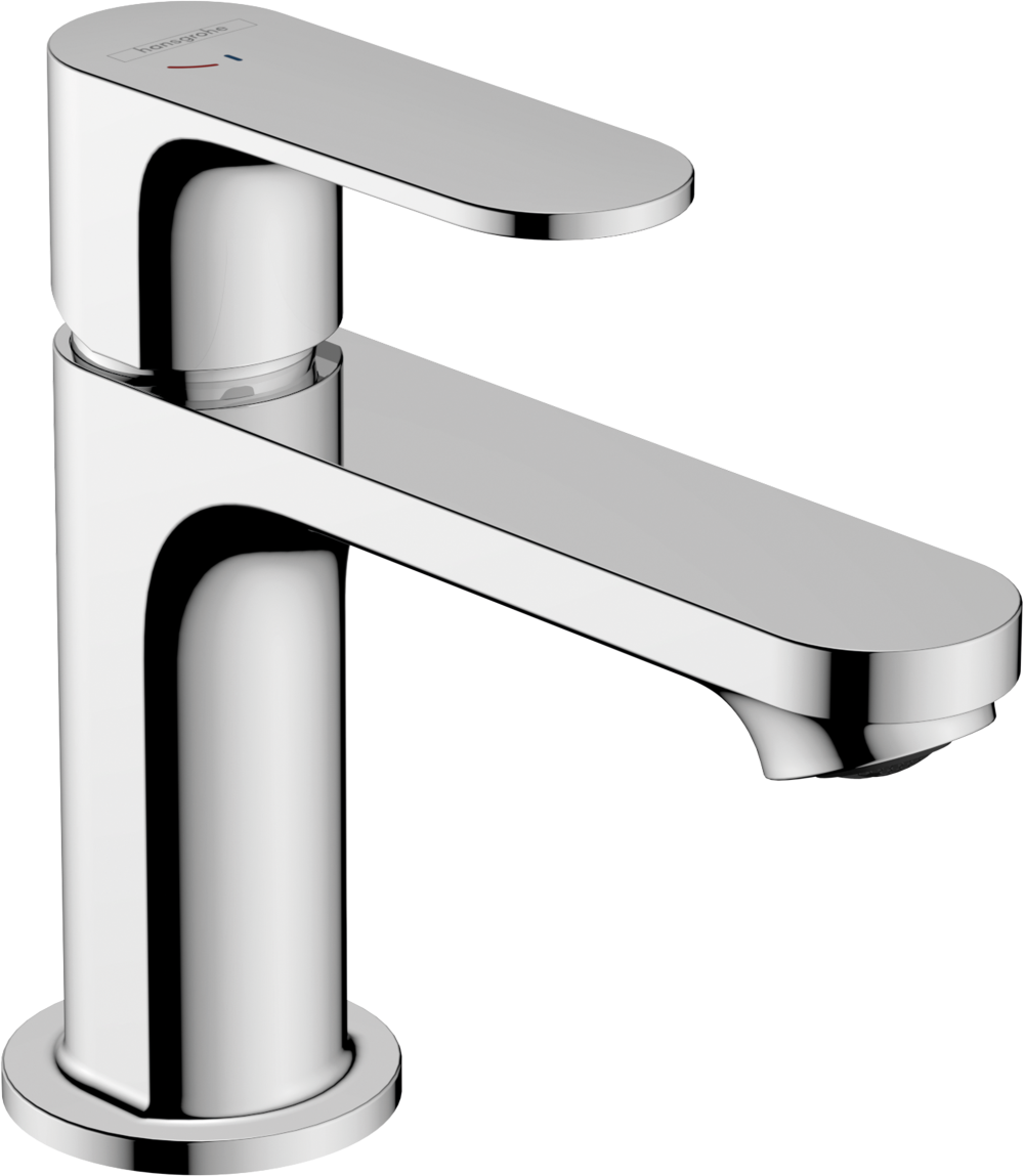 Rebris S Mitigeur de lavabo 80 CoolStart avec tirette et vidage métallique