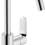 Rebris S Mitigeur de lavabo 210 avec bec orientable, tirette et vidage
