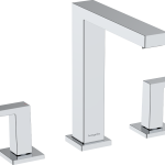 Tecturis E Mélangeur de lavabo 3 trous 150 EcoSmart+ avec bonde clic-clac