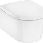 EluPura S Pack WC suspendu 540 sans bride, système de chasse AquaFall, avec abattant déclipsable QuickRelease et frein de chute SoftClose, SmartClean