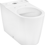EluPura S WC à poser monobloc 640 avec sortie horizontale/verticale, système de chasse AquaFall, SmartClean