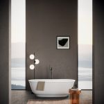 Wave baignoire ovale freestanding